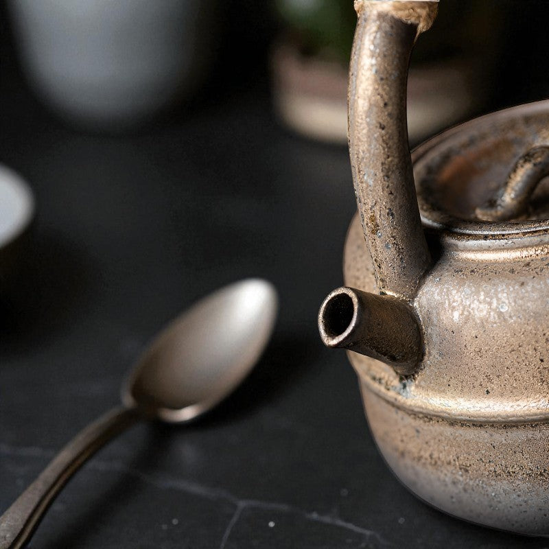 Antike Keramik Teekanne