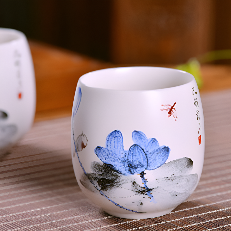 Blaues Porzellan Teeset