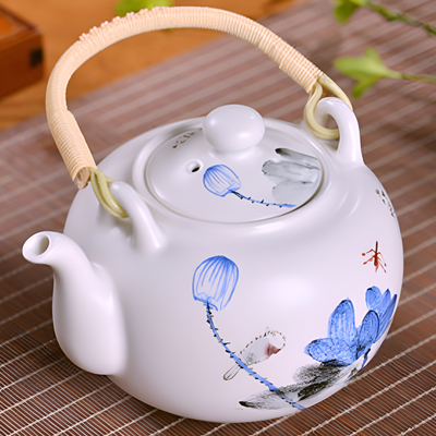 Blaues Porzellan Teeset