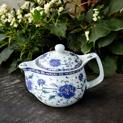 Chinesisches blaues Porzellan Teeset