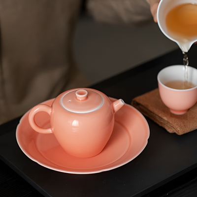 Feine Porzellan Teekanne