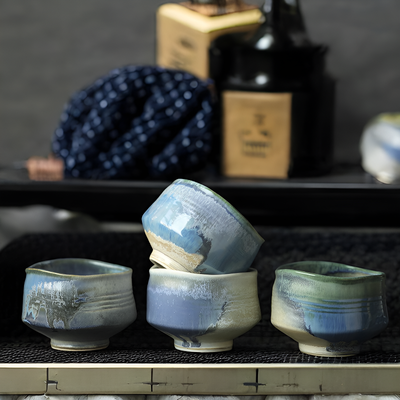 Handgefertigte Chawan Wabi-sabi