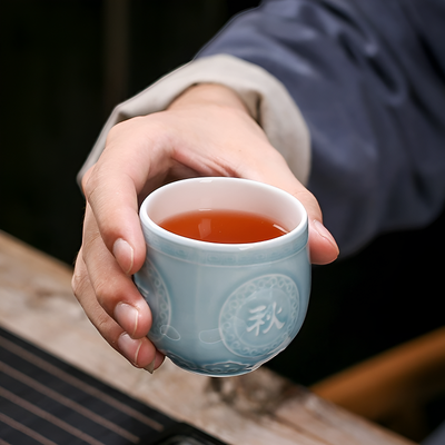 Japanisches Teeset Zeremonie