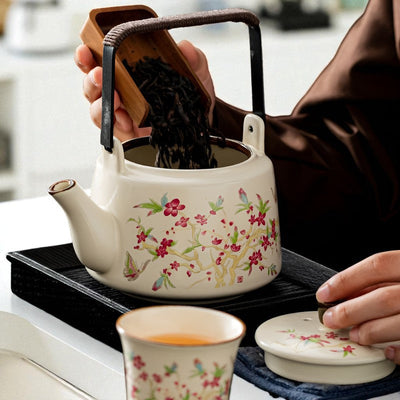 Keramik Teekanne Muster