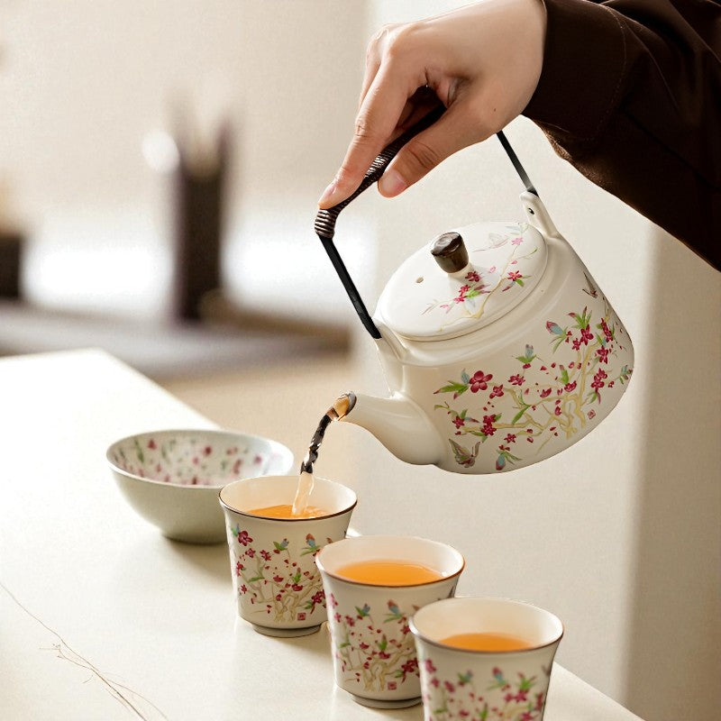 Keramik Teekanne Muster