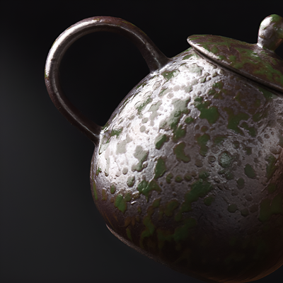 Vintage Keramik Teekanne