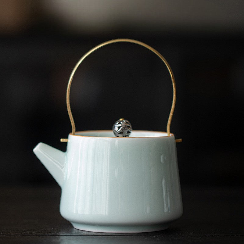 Alte Chinesische Teekanne Keramik