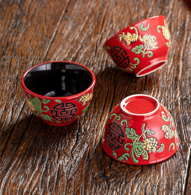 Altes Echtes Chinesisches Teeservice