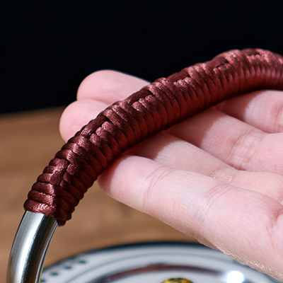 Antike Edelstahl Teekanne