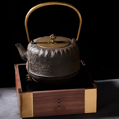 Antike Gusseisen Teekanne