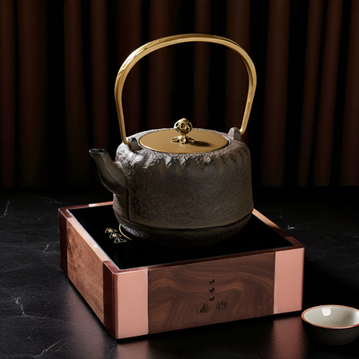 Antike Gusseisen Teekanne