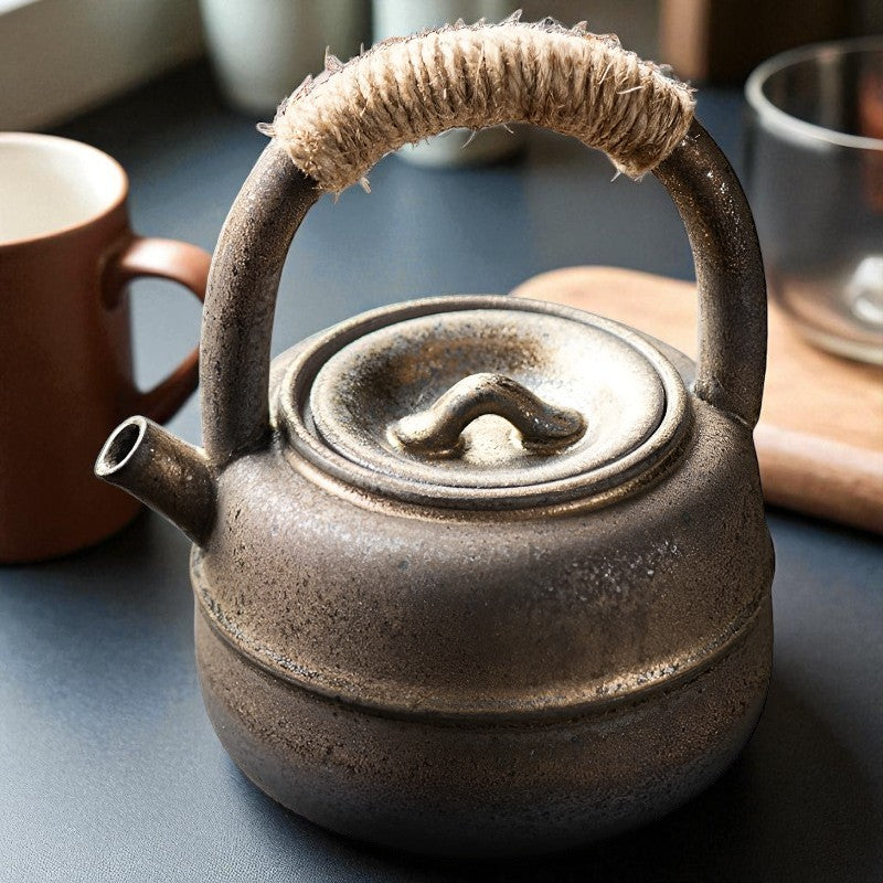 Antike Keramik Teekanne