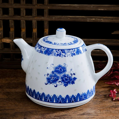 Antike Porzellan Teekanne