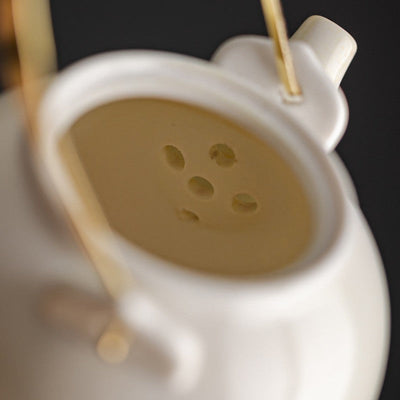 Antike Teekanne Porzellan chinesische Landschaft