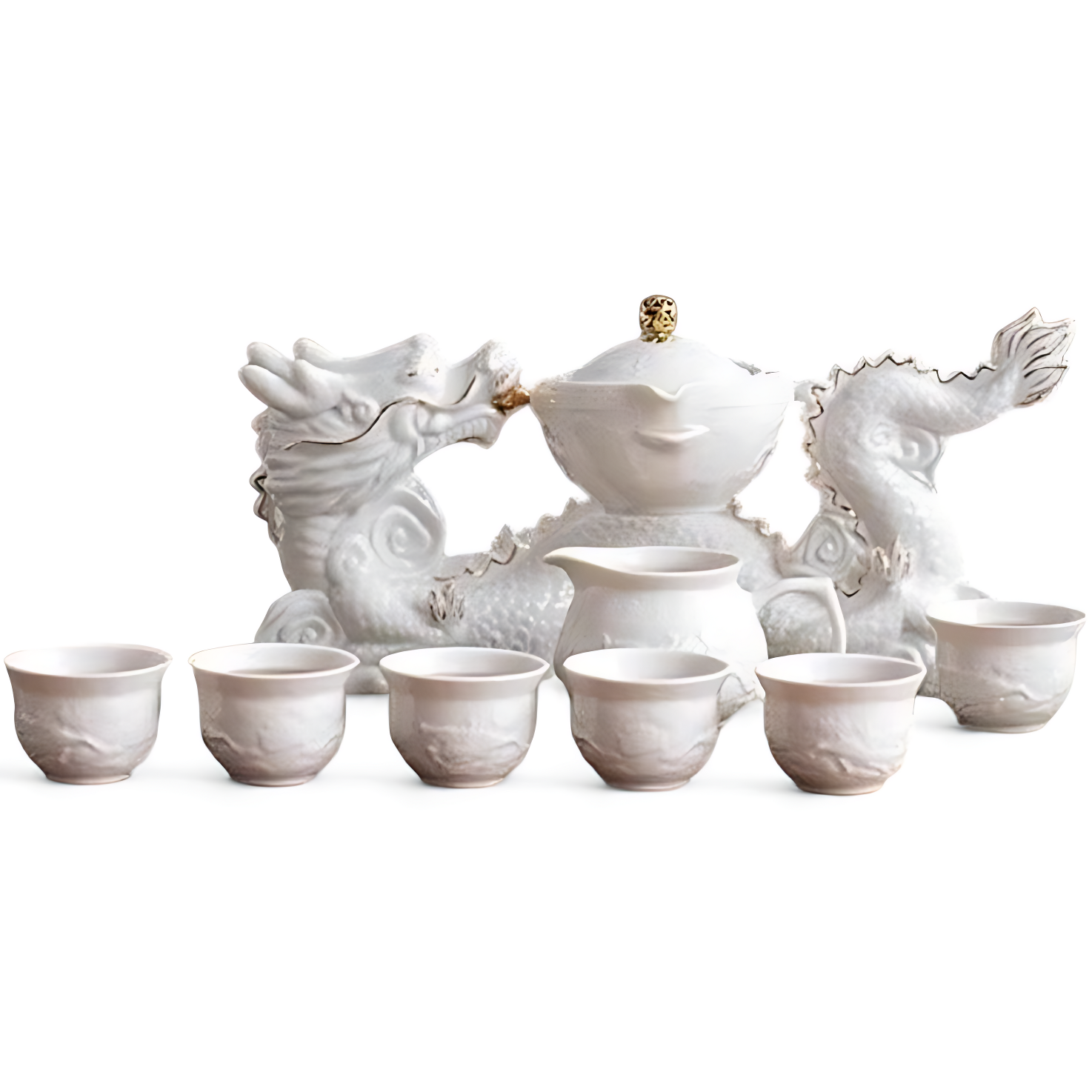 Antikes Chinesisches Teeservice Dragon