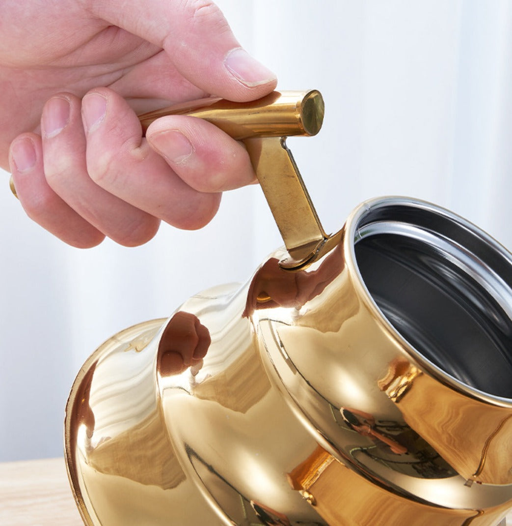 Arabische Teekanne Edelstahl