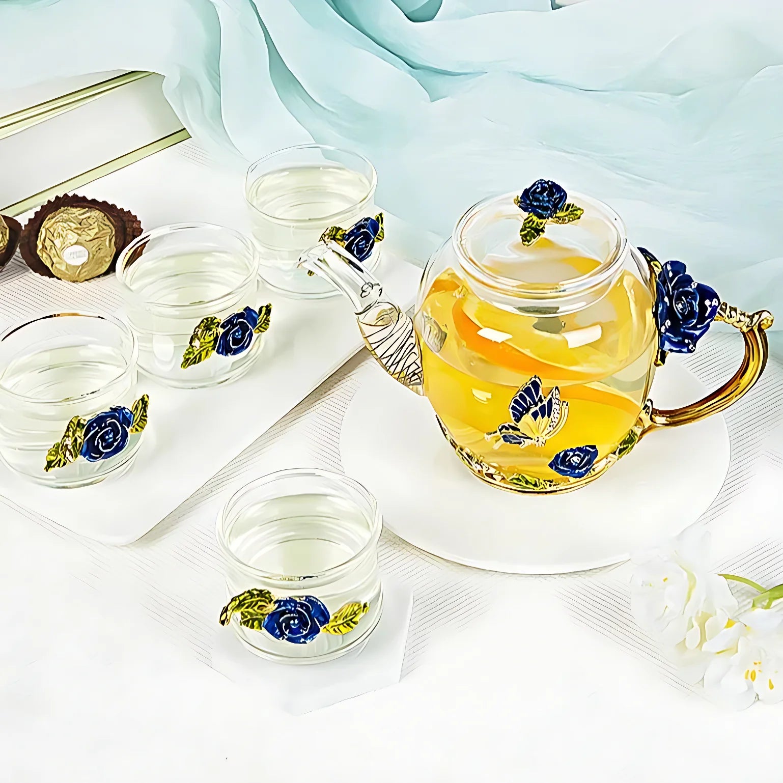 Außergewöhnliche Teekannen Glas