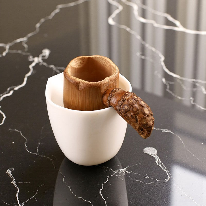 Bambus-Teelöffel mit Filter