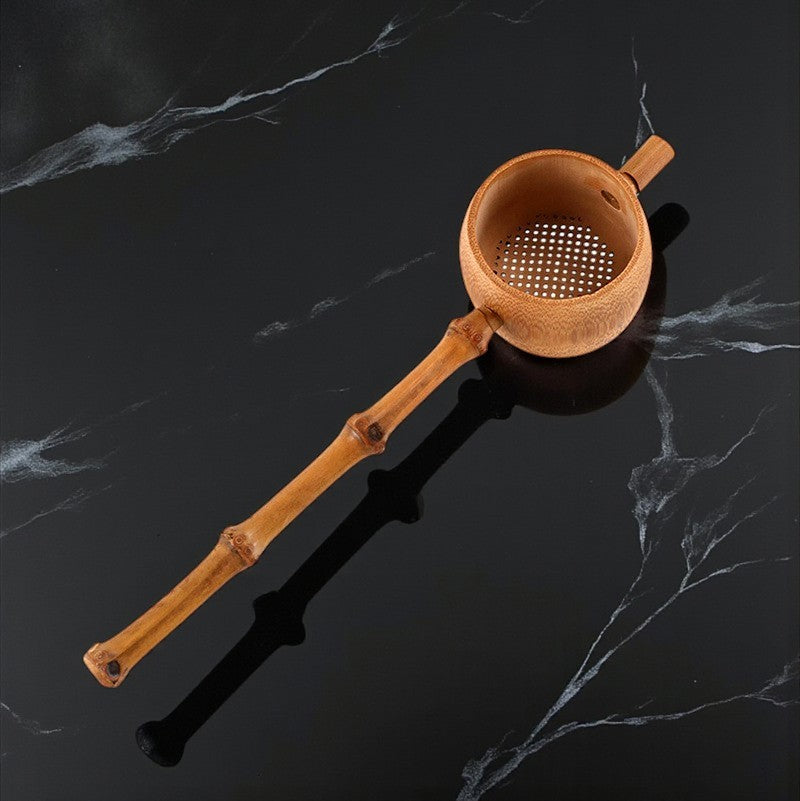 Bambus-Teelöffel mit Filter