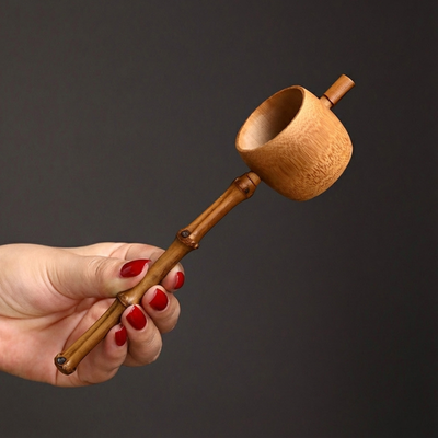 Bambus-Teelöffel mit Filter