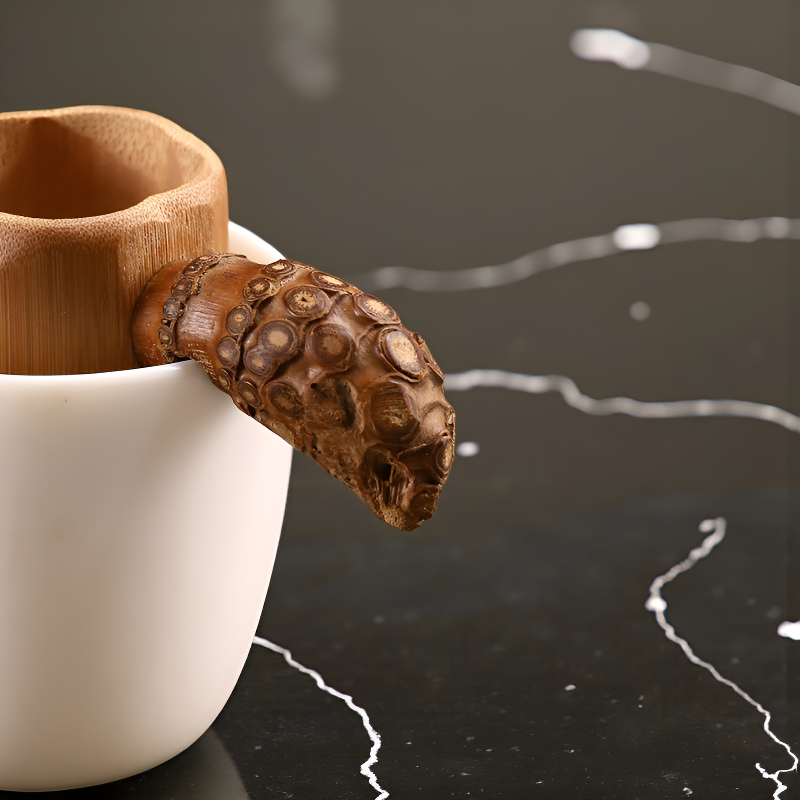 Bambus-Teelöffel mit Filter