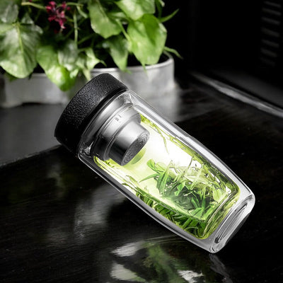 Becher mit Filter doppelwandig