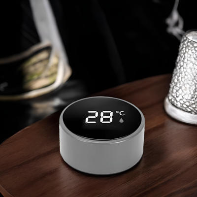 Becher mit Filter Temperaturanzeige