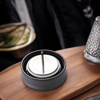 Becher mit Filter Temperaturanzeige