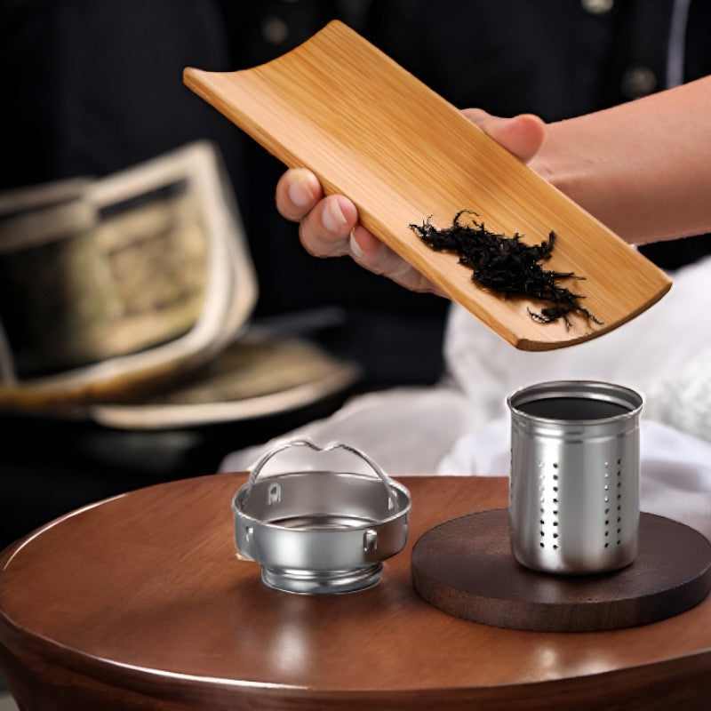 Becher mit Filter Temperaturanzeige