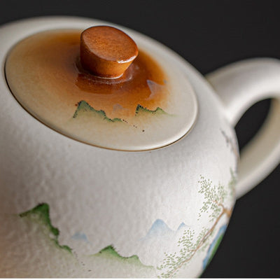 Bemalte Teekanne Vintage-Stil