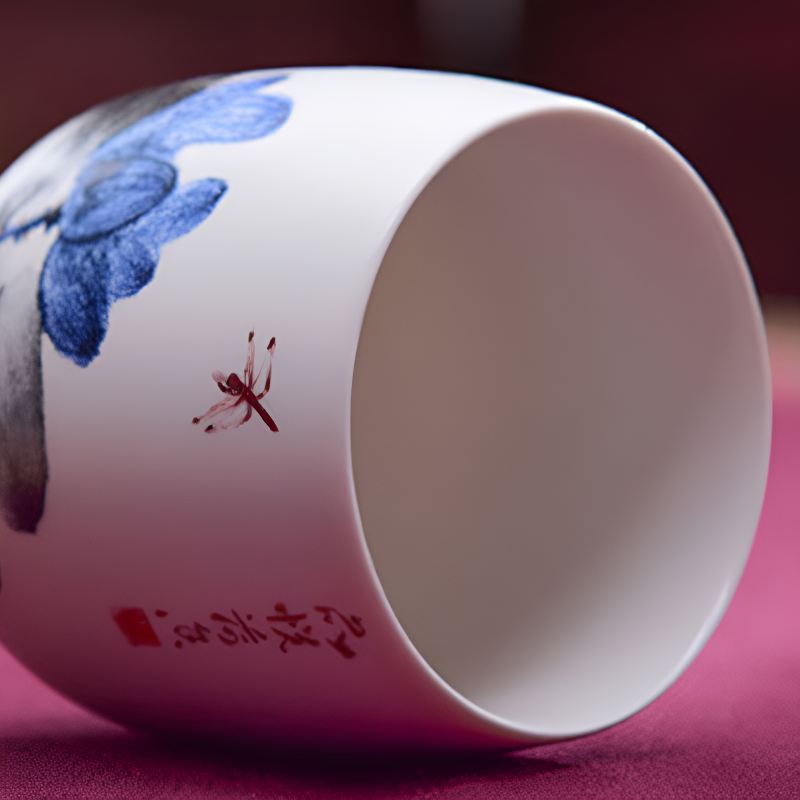 Blaues Porzellan Teeset