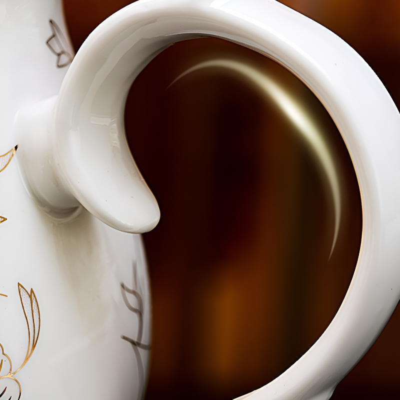 Blumen Porzellan Teeset