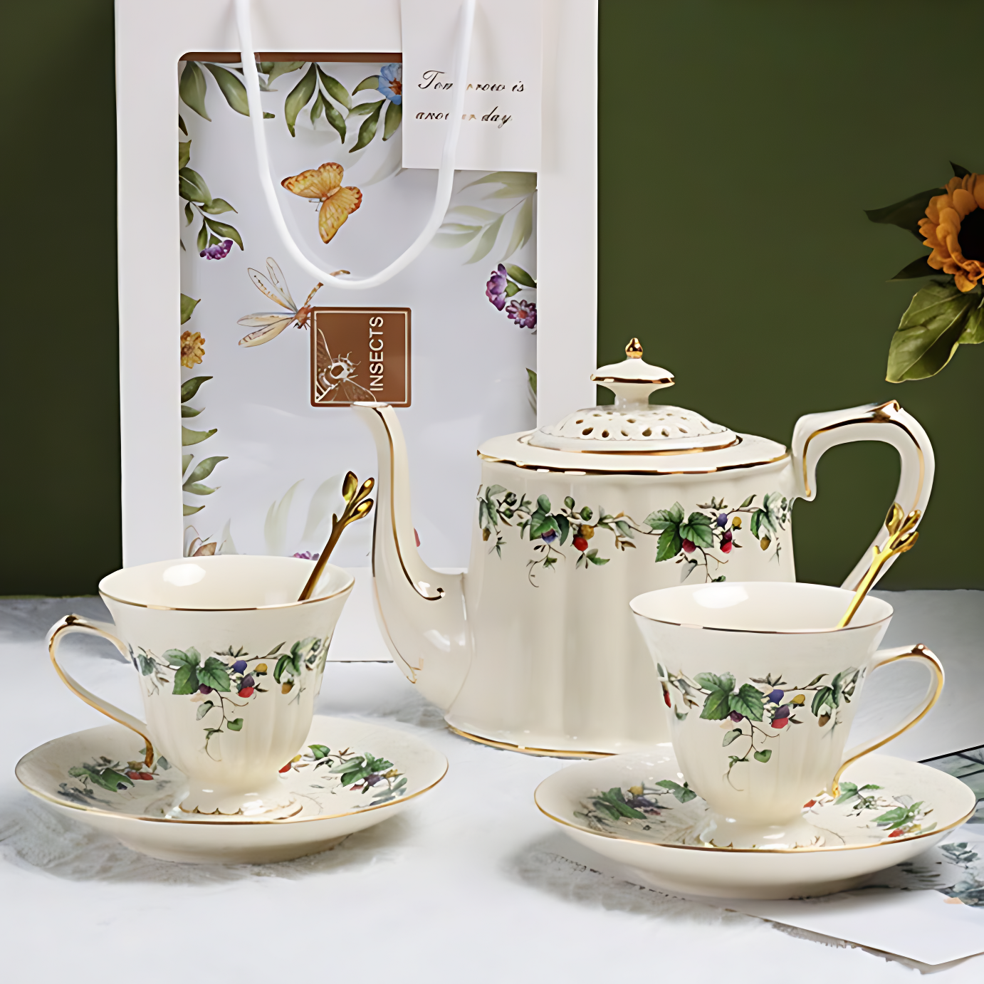 China Porzellan England Teeservice