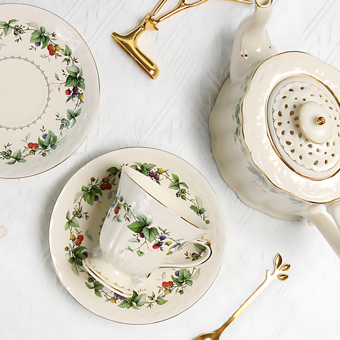 China Porzellan England Teeservice