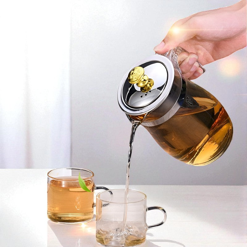 Chinesische Glas Teekanne