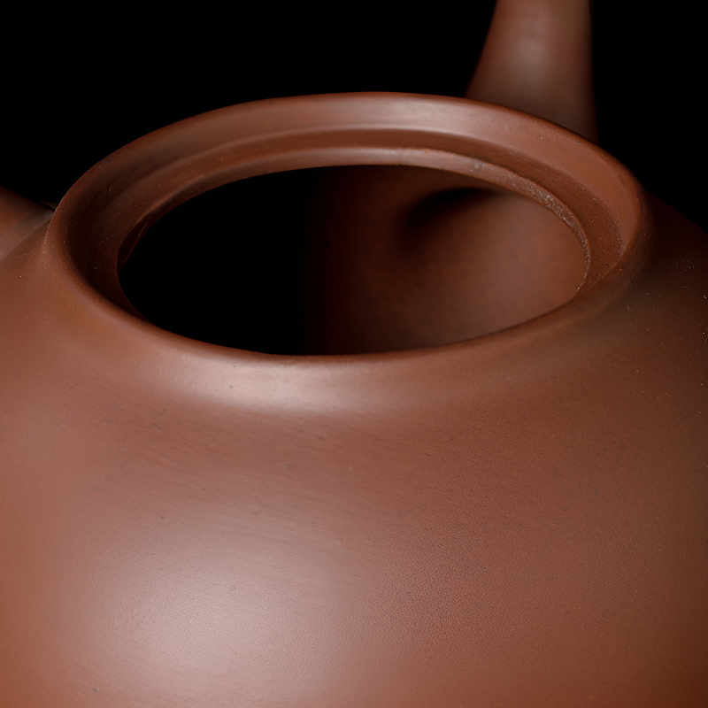 Chinesische Teekanne erdbraun