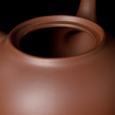 Chinesische Teekanne erdbraun