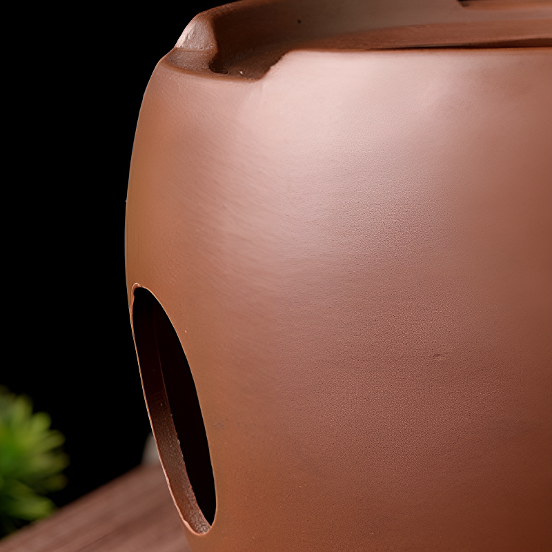 Chinesische Teekanne erdbraun