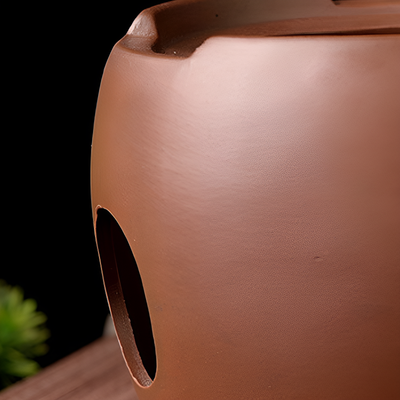 Chinesische Teekanne erdbraun