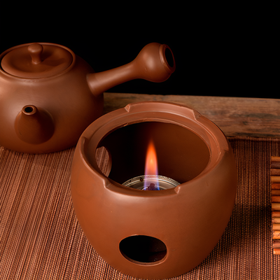 Chinesische Teekanne erdbraun