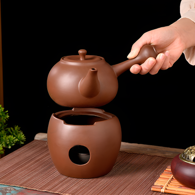 Chinesische Teekanne erdbraun