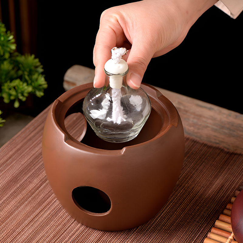 Chinesische Teekanne erdbraun