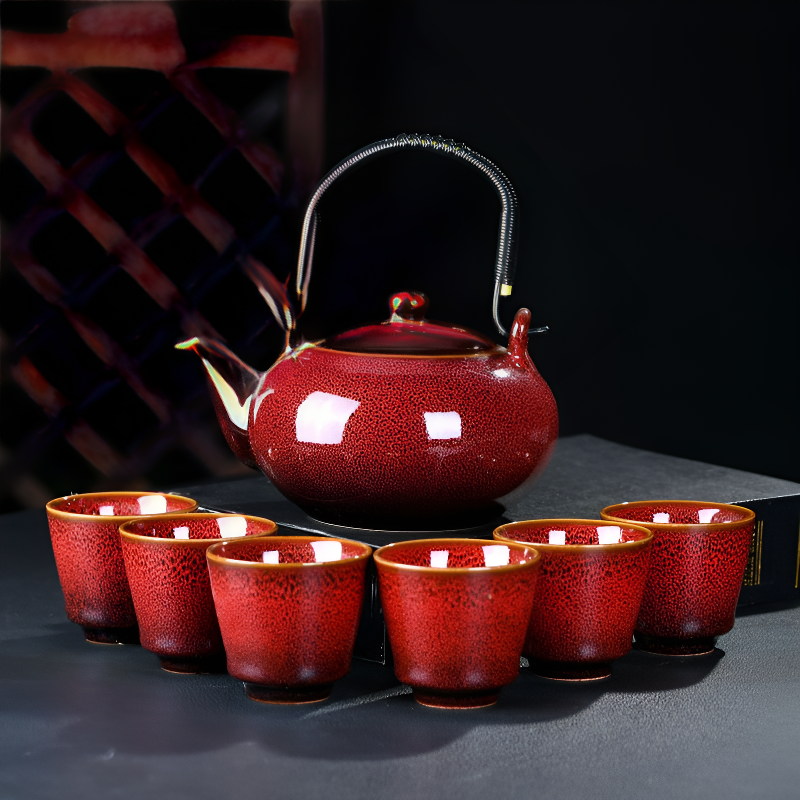 Chinesische Teekanne Teeritual