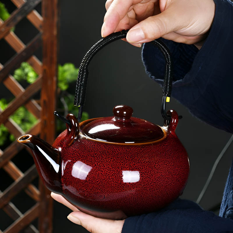 Chinesische Teekanne Teeritual