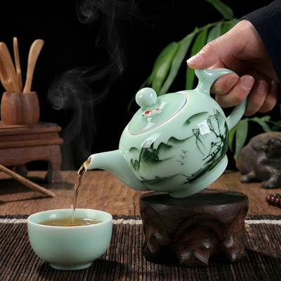 Chinesische Teekanne Teezeremonie