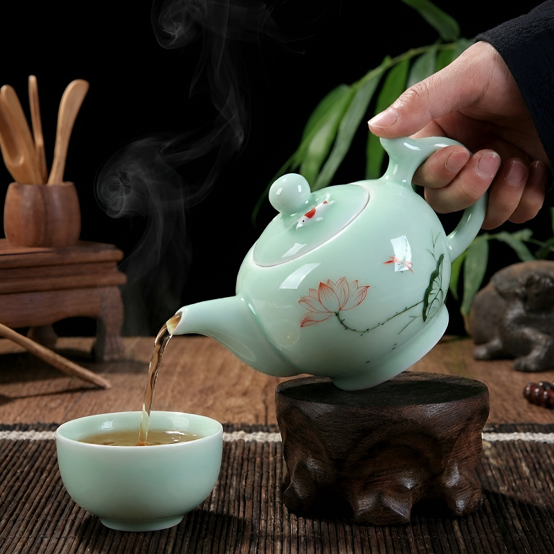 Chinesische Teekanne Teezeremonie