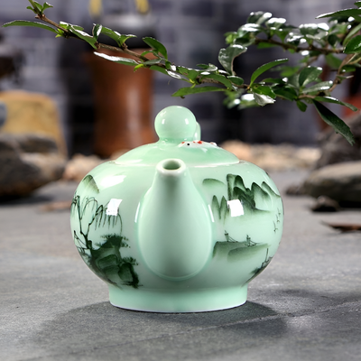 Chinesische Teekanne Teezeremonie