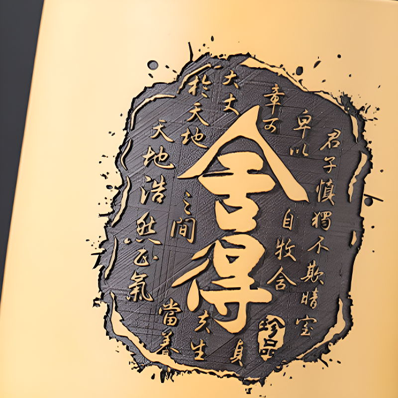 Chinesische Teetasse mit Filter und Deckel