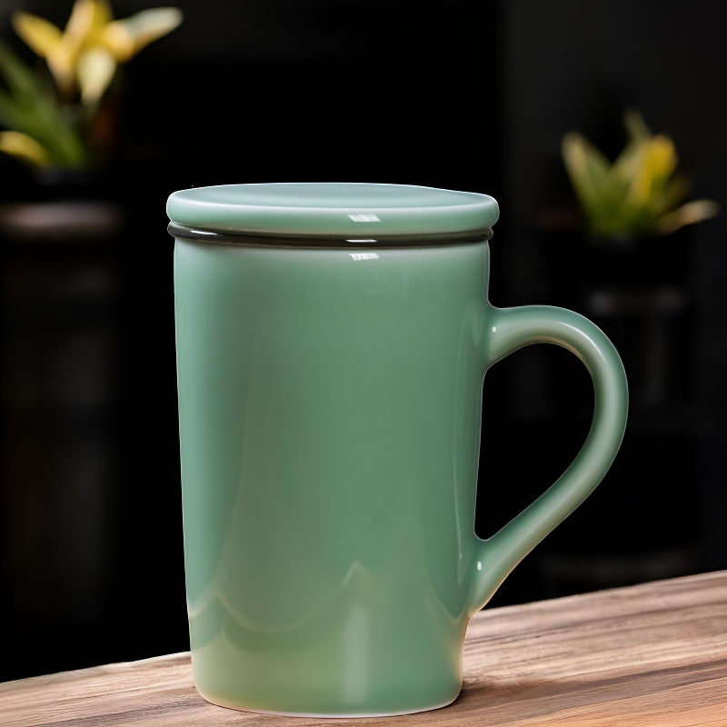 Chinesische Teetasse mit Sieb