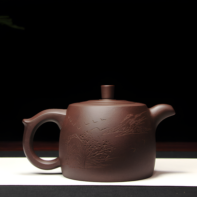 Chinesische Ton-Teekanne